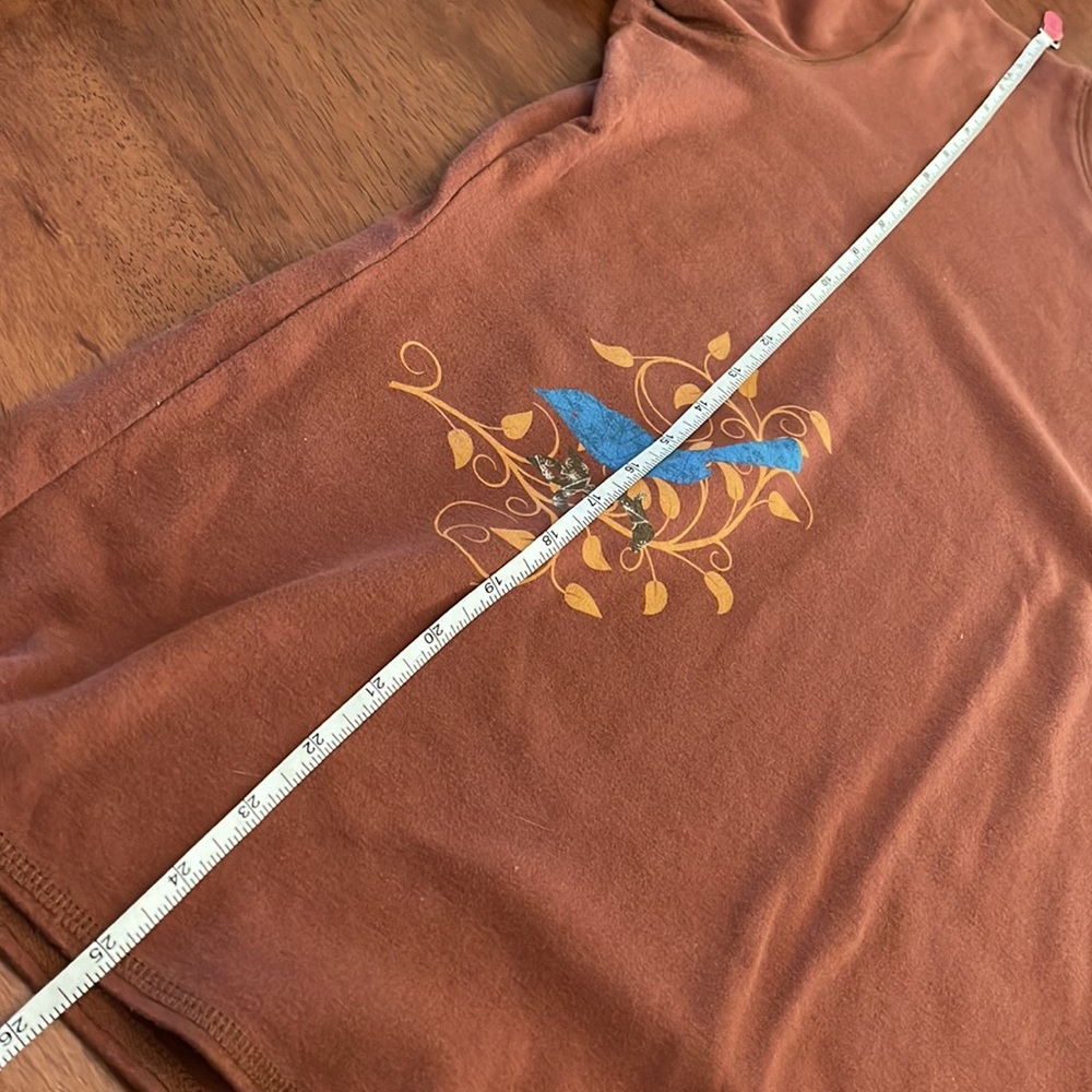 Woolrich Russet Bird Graphic Long Sleeve Top - Picture 7 of 7